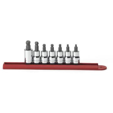 Image of 7 Pc. 3/8" Drive SAE Hex Ball End Bit Socket Set - GearWrench
