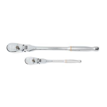 Image of 2 Pc. 1/4" and 3/8" Drive 90-Tooth Flex Head Ratchet Set - GearWrench