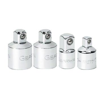 Image of 4 Pc. 1/4", 3/8", and 1/2" Drive Adapter Set on Socket Rail OLD - GearWrench
