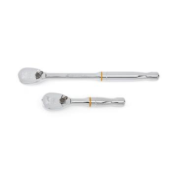 Image of 2 Pc. 3/8" Drive 90-Tooth Compact Head Teardrop Ratchet Set - GearWrench