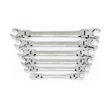 Image of 6 Pc. Metric Flex Flare Nut Wrench Set - GW