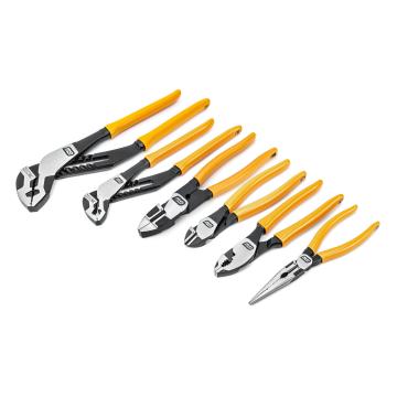 Image of 6 Pc. Pitbull Dipped Handle Mixed Plier Set - GW