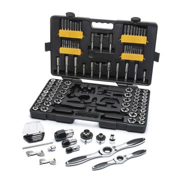Image of 114 Pc. Metric/SAE Ratcheting Tap and Die Set - GearWrench