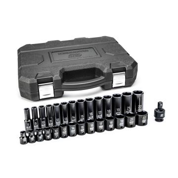 Image of 29 Pc. 3/8" Drive 6 Point Metric Std./Deep Impact Socket Set - GearWrench
