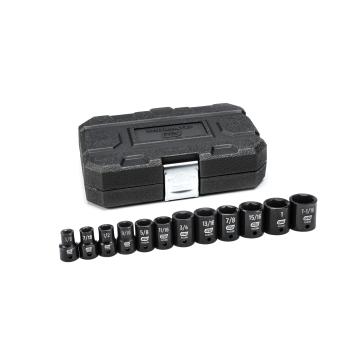 Image of 12 Pc. 1/2" Drive 6 Point SAE Impact Socket Set - GearWrench