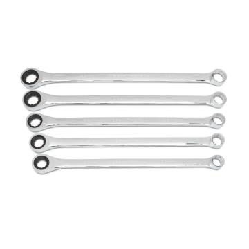 Image of 5 Pc. 72-Tooth 12 Point Metric XL GearBox™ Double Box Ratcheting Wrench Set - GW