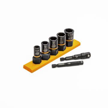 Image of 7 Pc. 1/4" & 3/8" Drive Metric Bolt Biter Set - GW