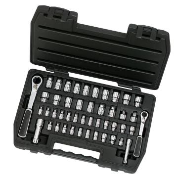 Image of 46 Pc. 1/4" & 3/8" Drive Pass-Thru™ 6 Point Metric & SAE Tool Set - GearWrench
