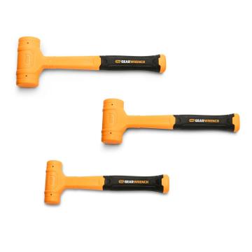 Image of the GEARWRENCH GWH3PCDB set showing all the hammers in the set