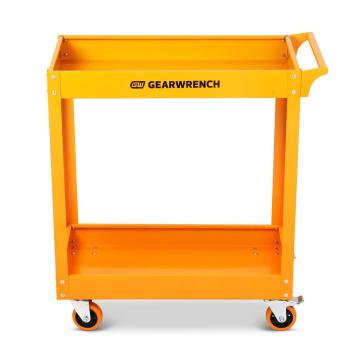 Image of the GWMSC Metal Utility Cart on white background with the GEARWRENCH logo on the front of the cart